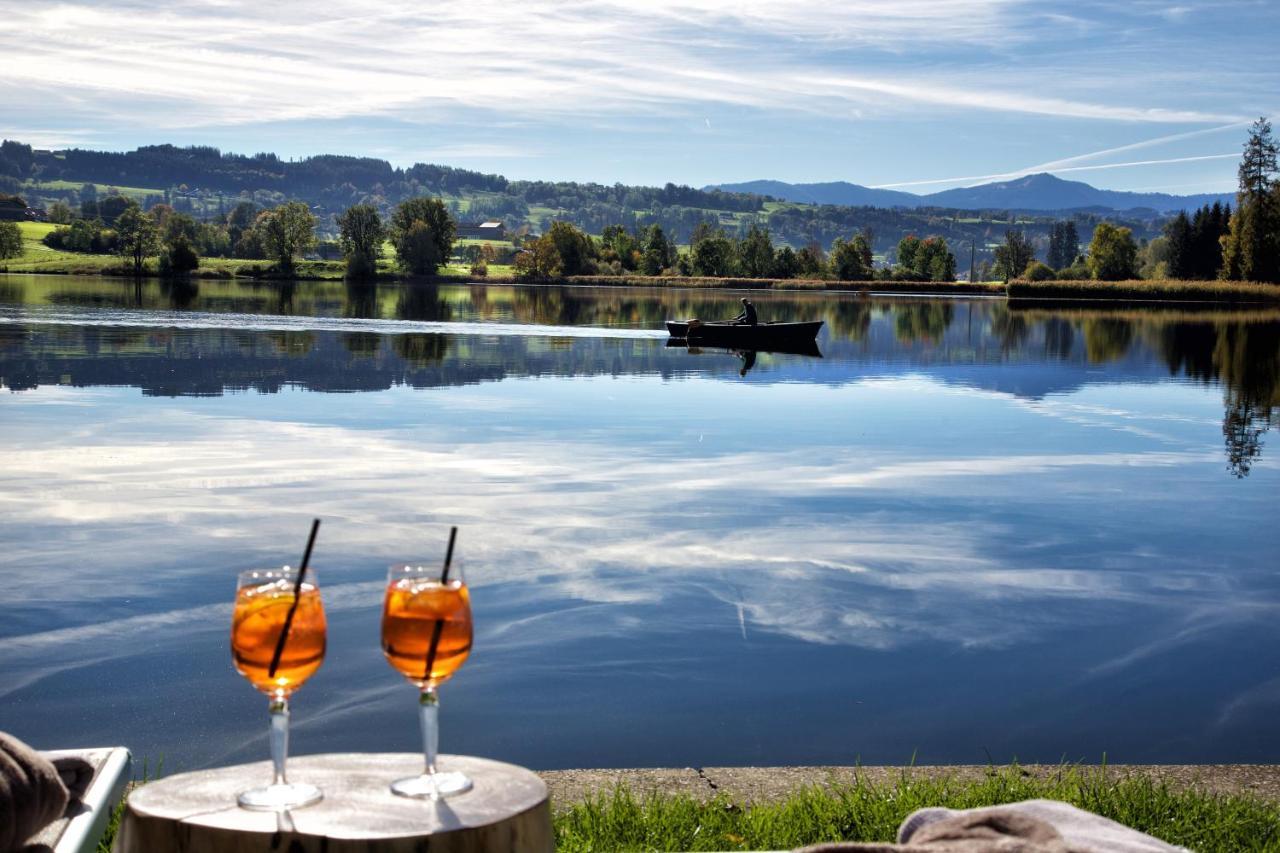 Hotel-Pension Seebad "Seegenuss-Natur-Spa" Sulzberg Exteriör bild